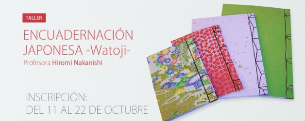 Taller de Encuadernación japonesa – Watoji –  Hiromi Nakanishi