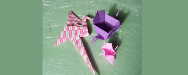 TALLER DE ORIGAMI: PENDIENTES Y DECORACIONES CON GRULLAS. Profª. Hiromi Nakanishi