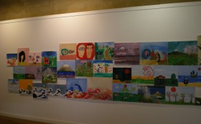Exposición de pintura infantil. El taller mira a Japón (junio 2011)